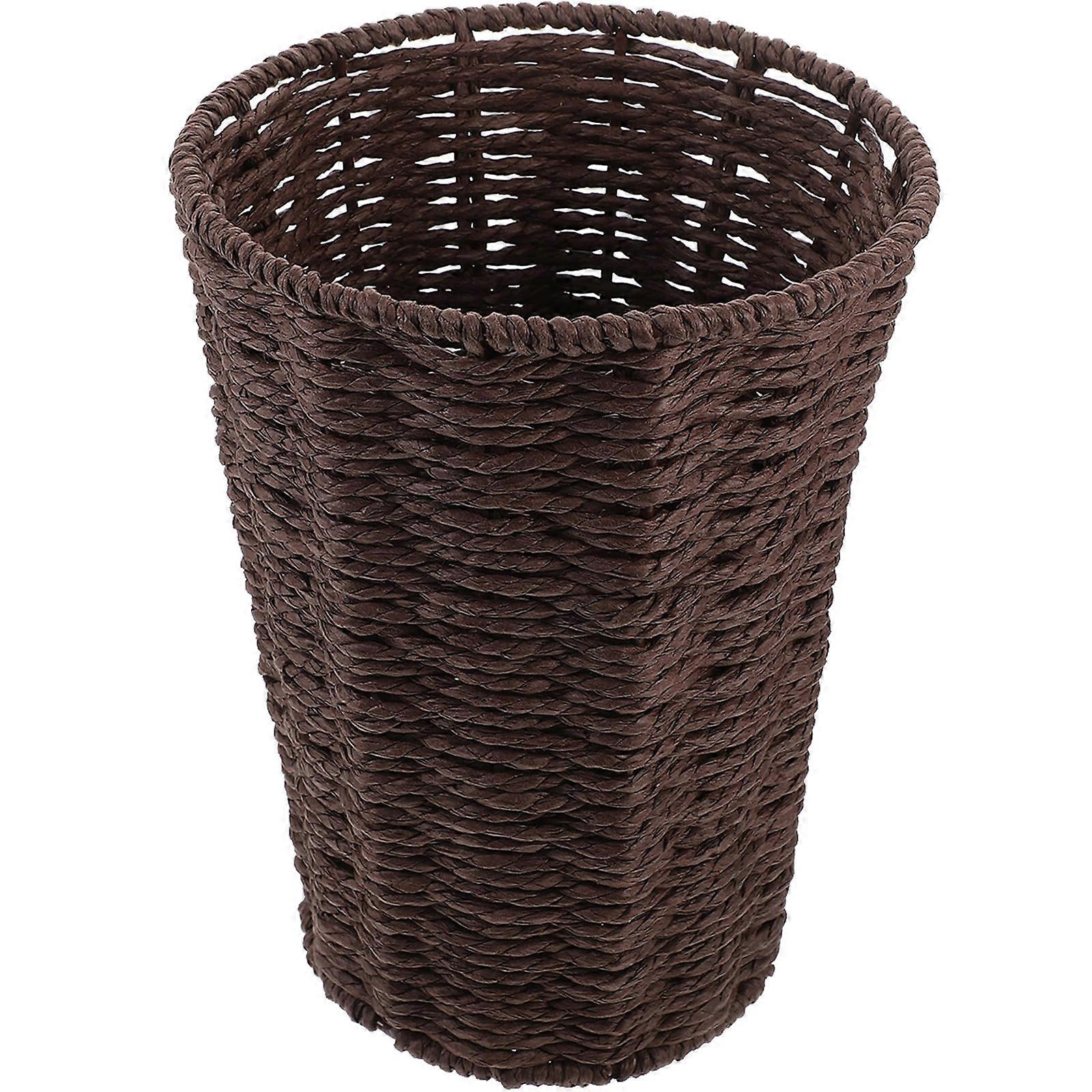 Dirty Clothes Basket Toys Storage Woven For Bathroom Hallway PP Material 23X17.5X23CM Storage 1Pack