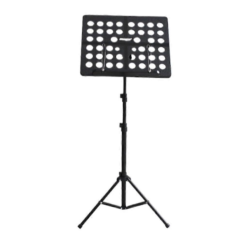 Ripiano per leggio, pieghevole e regolabile, portaviolino portatile, stabile con borsa, nero.