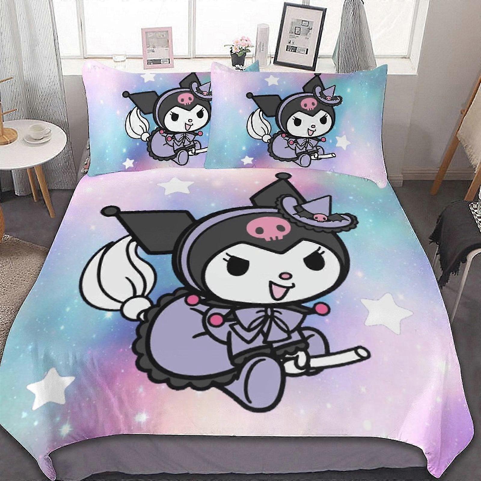 3 Pcs Bed Sheets Set Breathable Duvet Cover with 2 Pillow Shams Soft All Seasons Bedding Set for Certain Brand