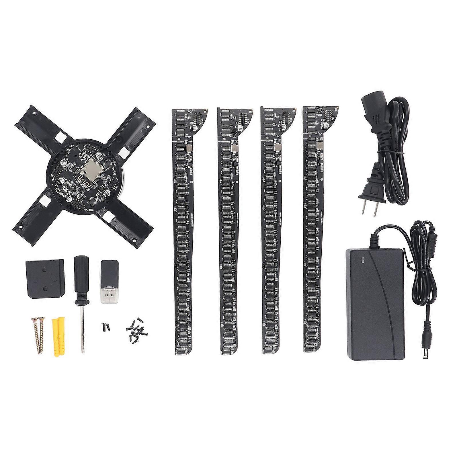 3D Holographic Projector Fan Display with 2000x510 Resolution and 510 LEDs for Business