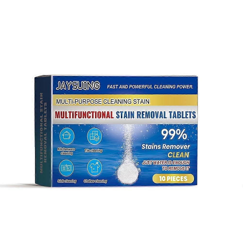 Multifunction Cleaning Tablets, Universal Stain Removal Cube (10 Per Box)