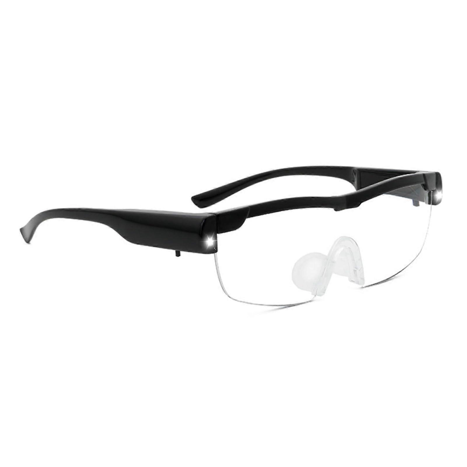 2.5X Magnifying Glasses with Dual LED Lights for Precise Work, Reading, Hobby