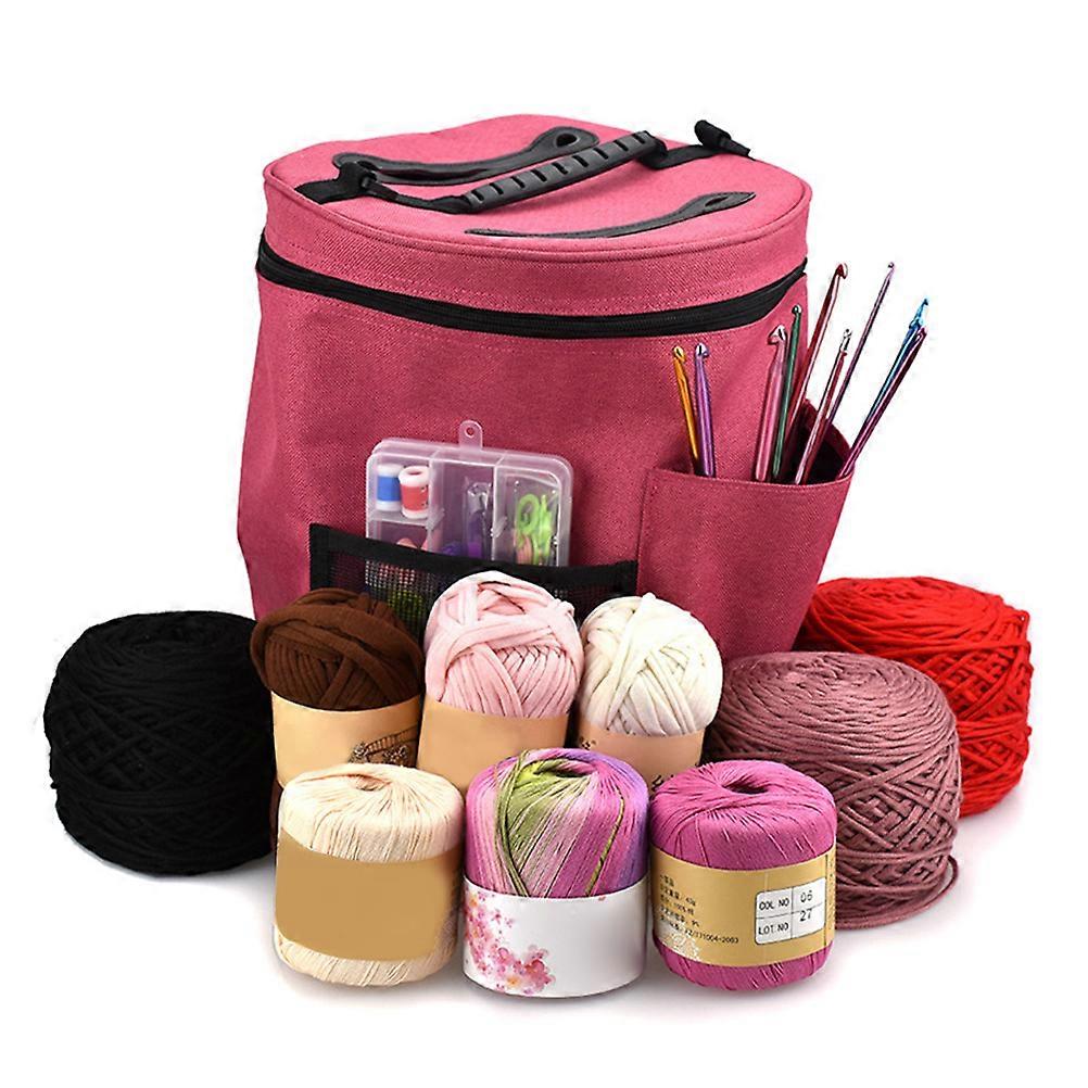DIY Design Storage Container For Yarn Craft Enthusiasts Outdoor Activities Large Capacity Crochet Tool Storage 1Pack