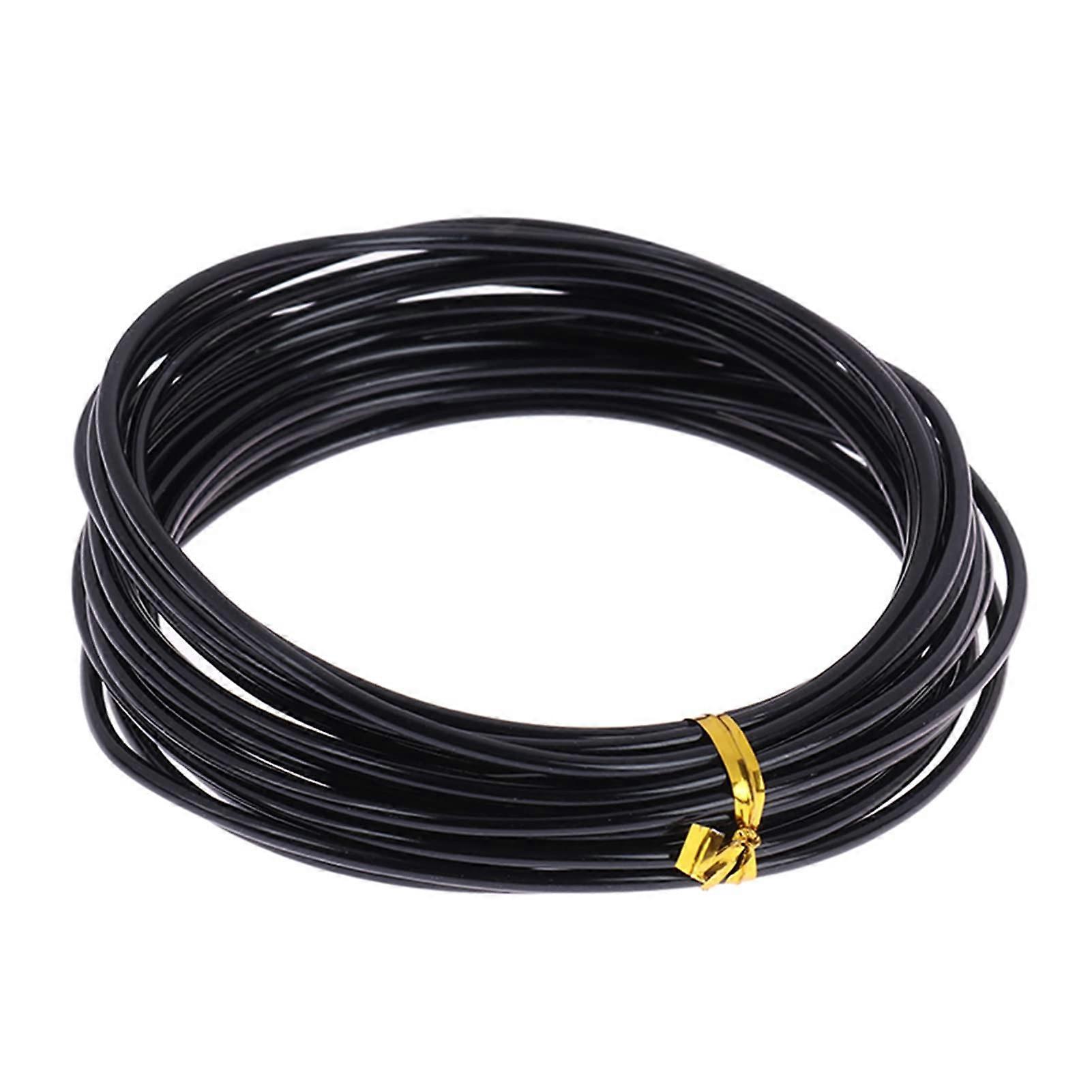 Bonsai Wire Black Casing Anodized Aluminium Wire Rustproof 3mm