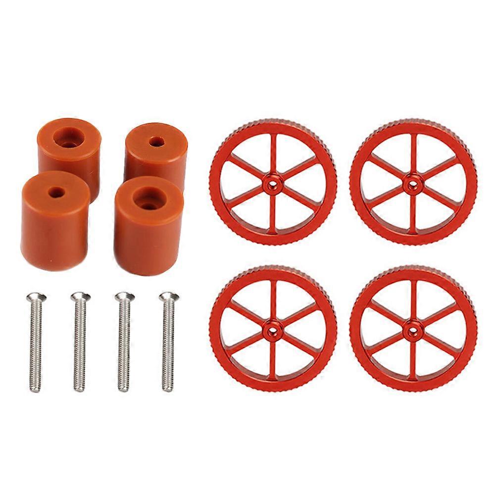 Hot Bed Leveling Kit for 3D Printers – Leveling Screws, Nuts, and Compatible with 3/ Models