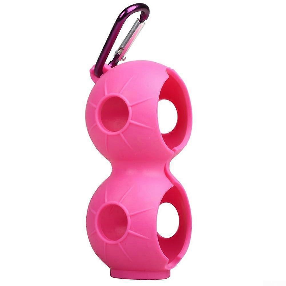 Silicone Ball Holder with 2 Ball Covers, Available in 6 Stylish Colors Including Purple, Durable and Versatile Design