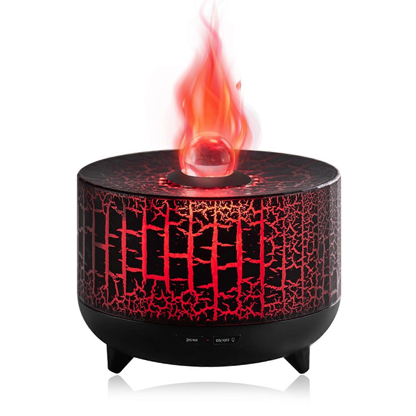 Flame Humidifier Aroma Diffuser, 7 Flame Colors, Quiet for Essential Oil