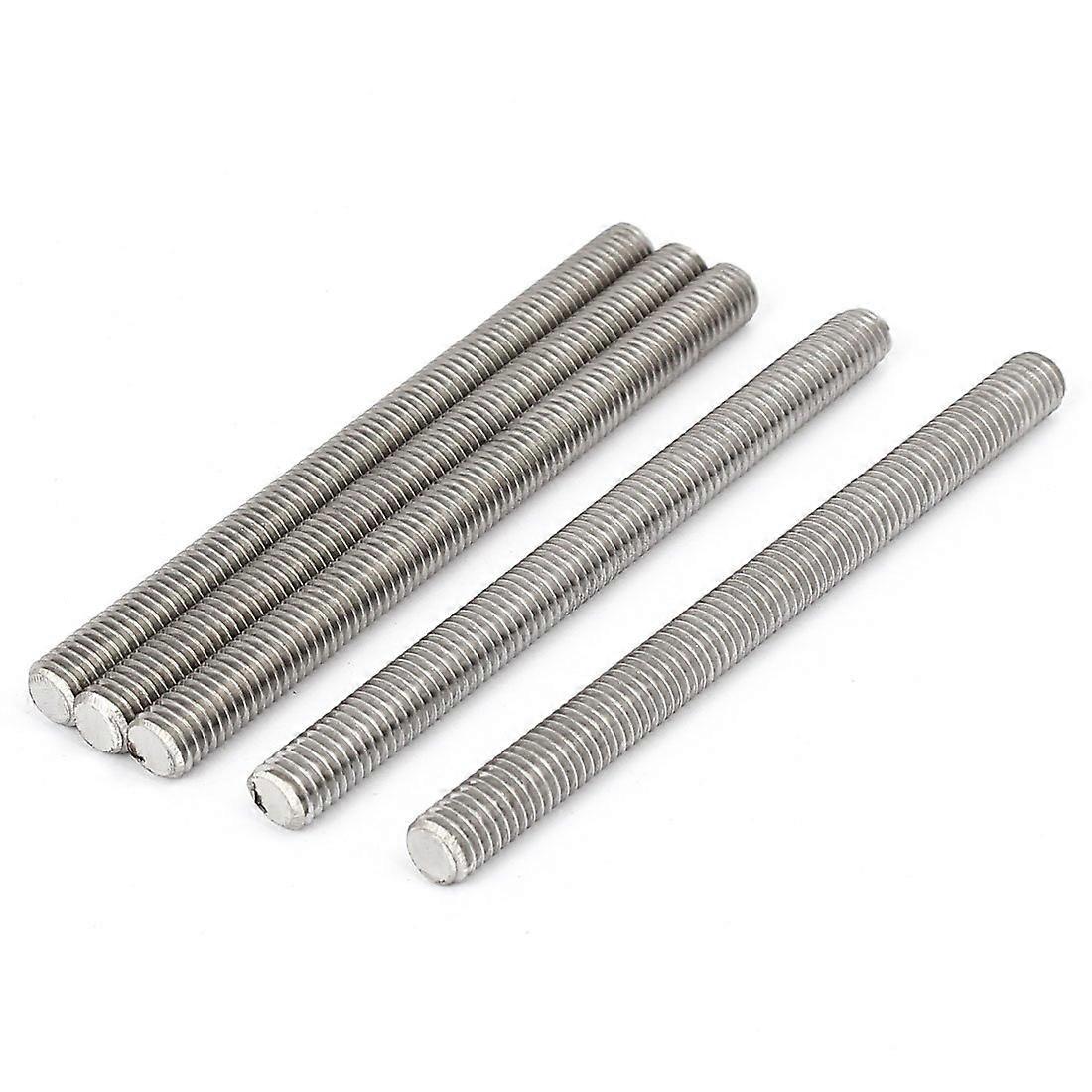 Stainless Steel 304 M8 x 100mm Threaded Rods Pack of 5 for CNC 3D Printer