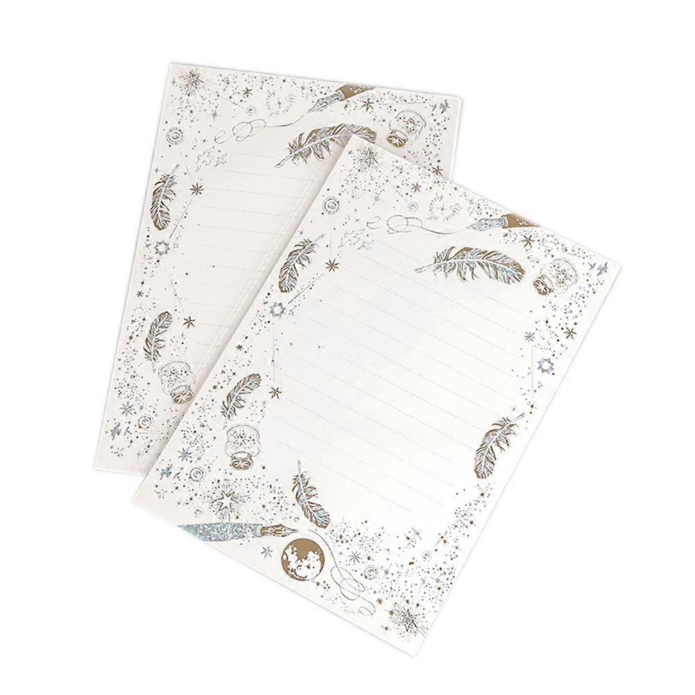 家族や友人のためのヴィンテージライティングセットホワイト32Pcsレター4P封筒