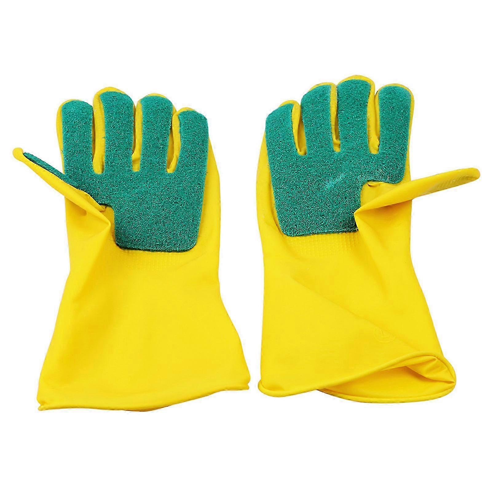 Household Cleaning Gloves Reusable Waterproof Dishwashing Cleaning Gloves for Dishwashing Cleaning Bleaching