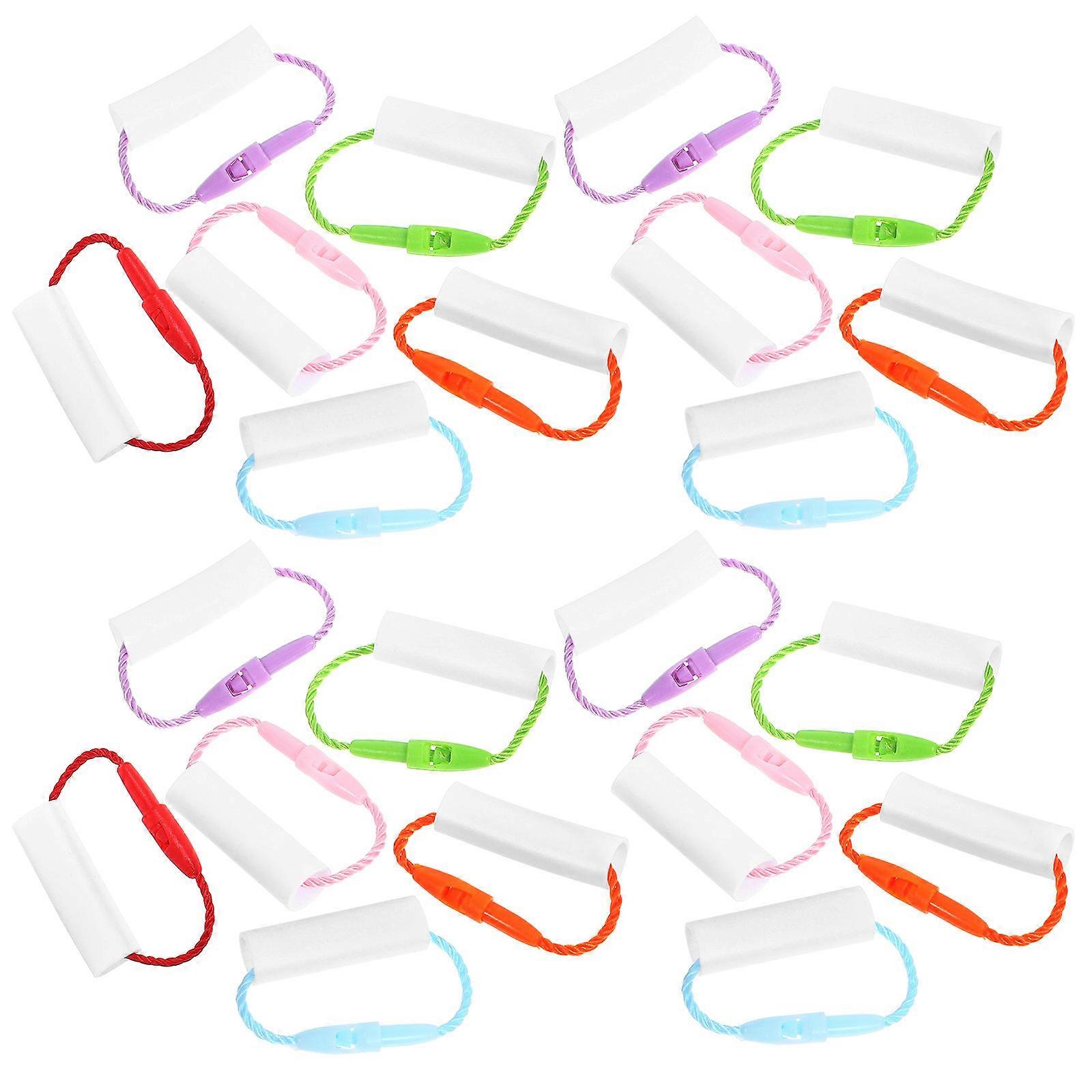 Writable Hanging Name Tags Clothes Daycare School Supplies 30Pcs Plastic Material