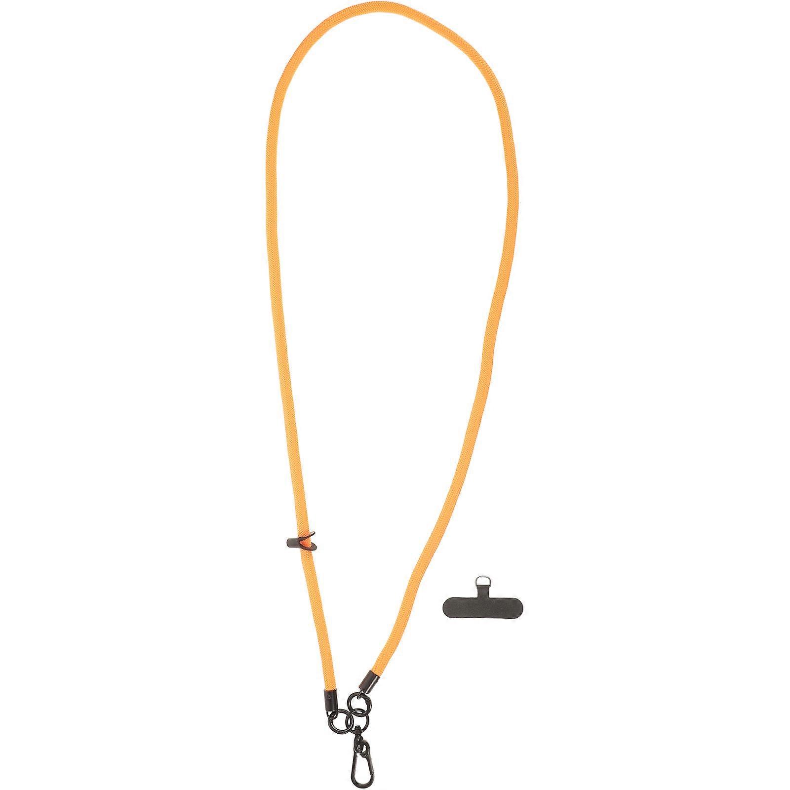 Orange Camera Neck Strap for Pet Use Portable Non-Skid Shoulder Hanging Strap