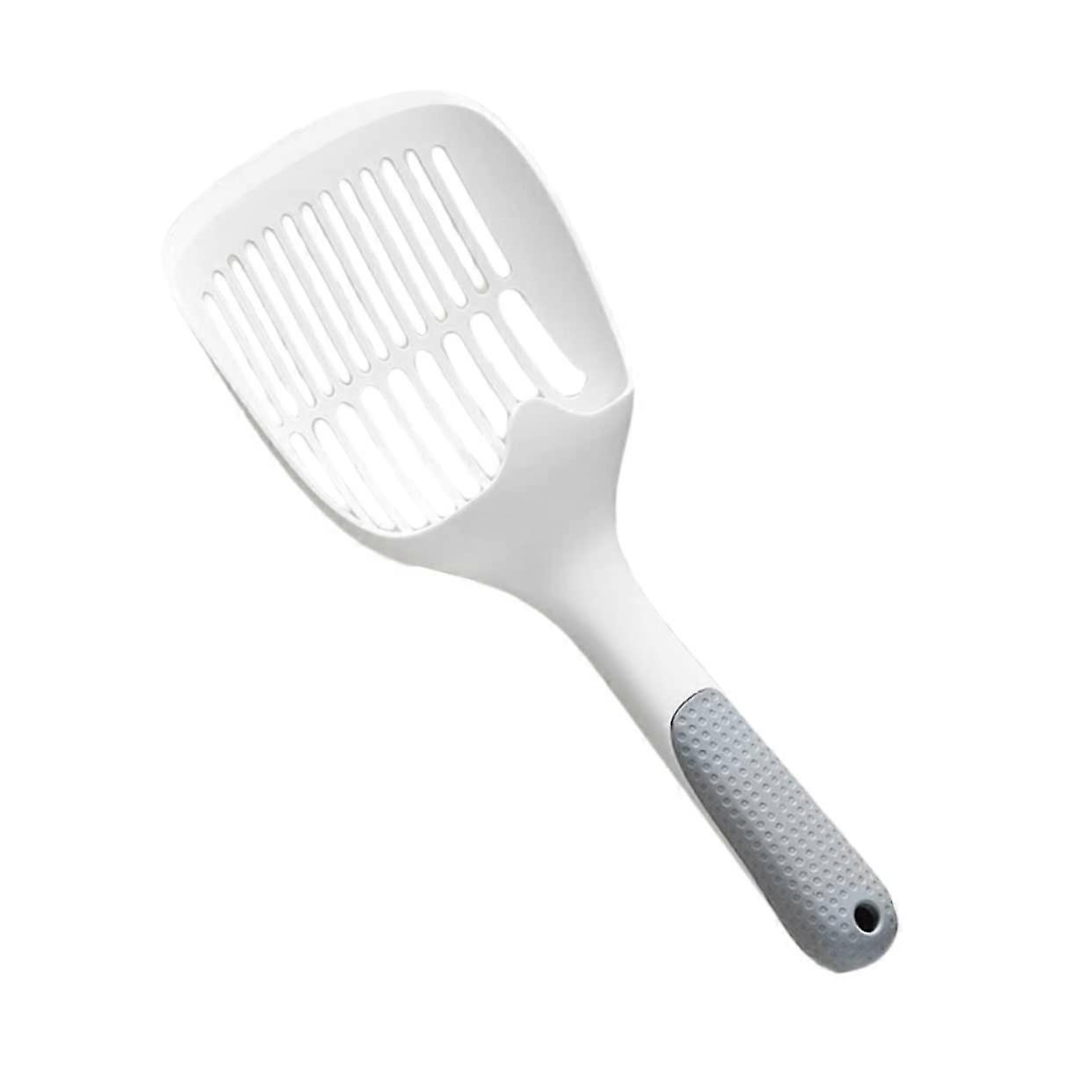 Scoop for Cat Litter, Pack of 2, Extended Handle, Jumbo Size, Fine Clumping, White