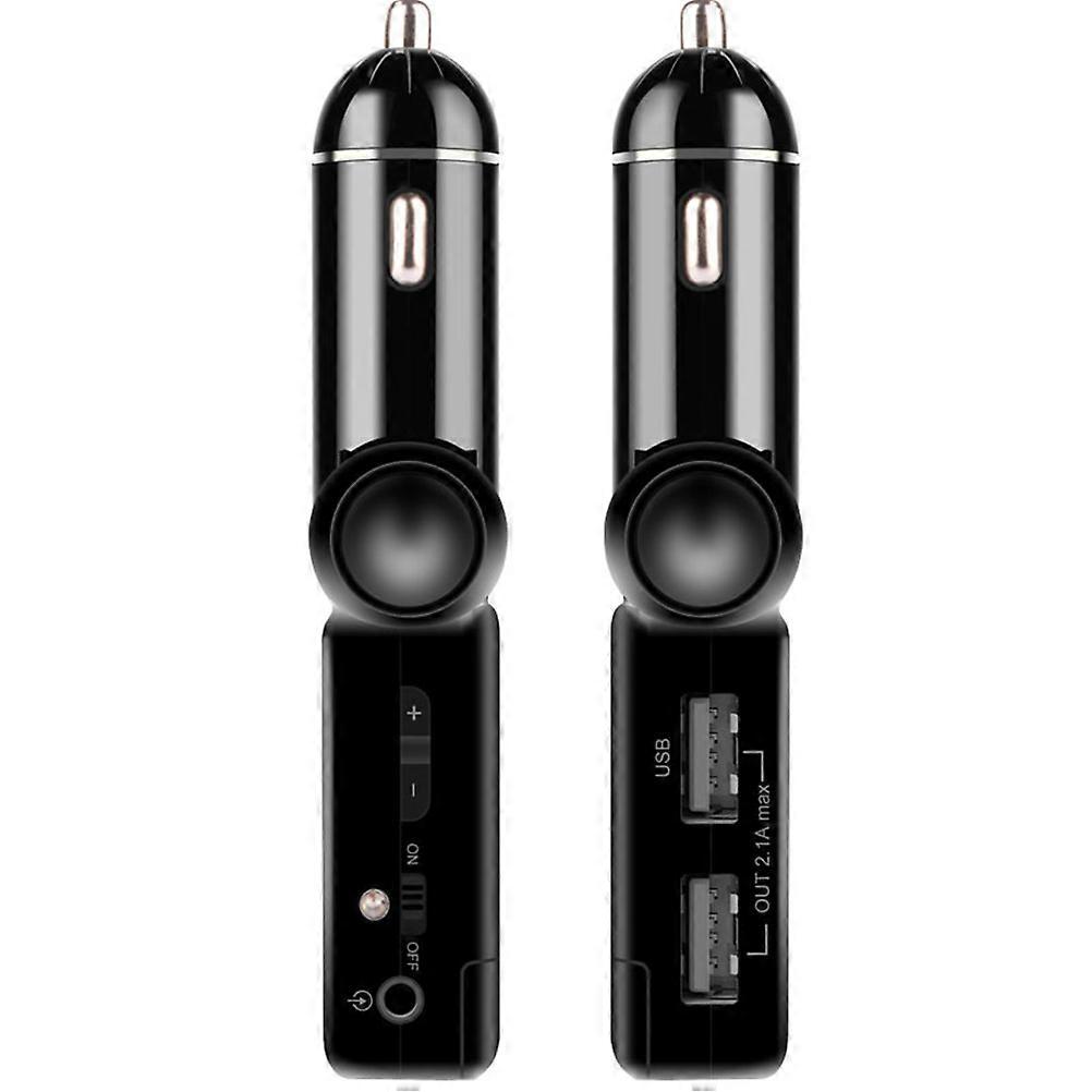 Car Transmitter Wireless Sound Card Black In-car Use Including And Handsfree Call Function 1Pack