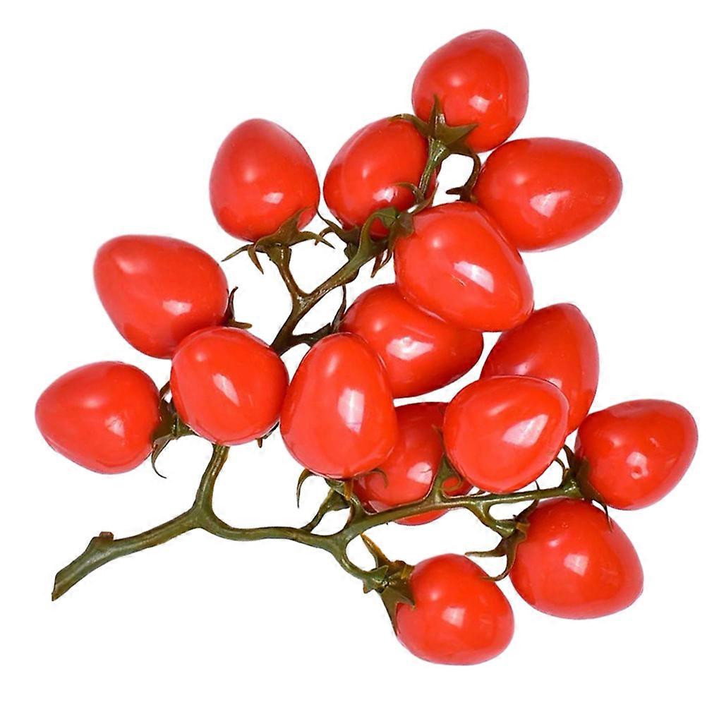 Artificial Cherry Tomatoes Decoration Models For Home Kitchen Display Realistic Look 1 Set