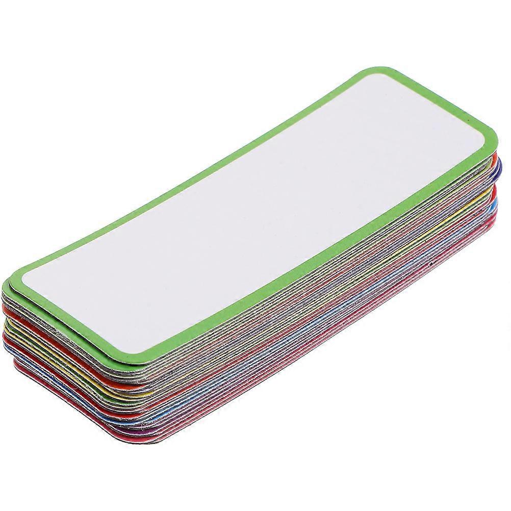 54pcs Reusable Handwritten Fridge Stickers Dry Erase Magnetic Memo Labels Tags