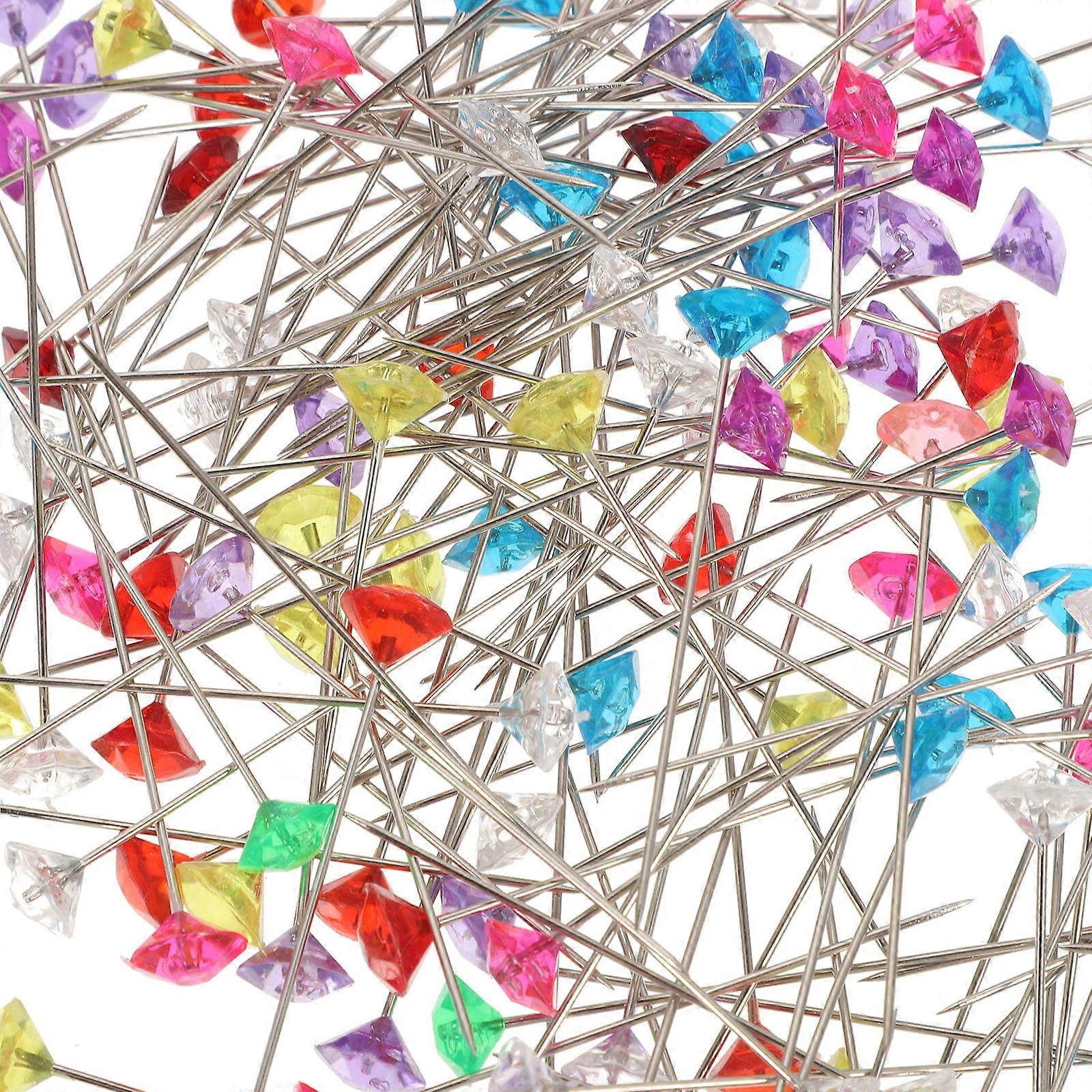 סיכת תכשיטים סיכת פרח לחתונה עבור ציוד תפירה 200 יחידות מגוון