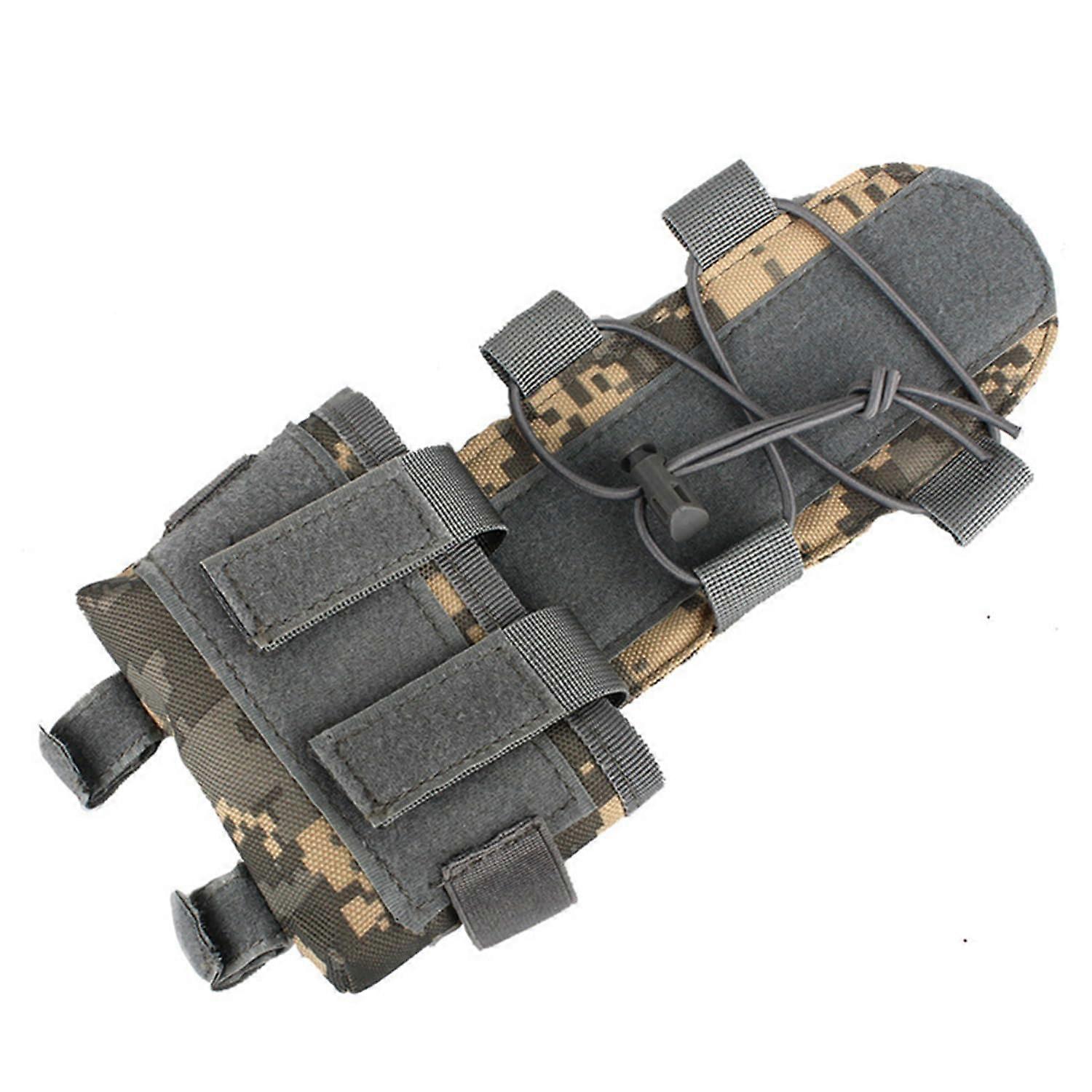 Tactical Helmet Battery Pouch Tactical Counterweight Pouch Balancing Weight Pouch with Hook and Loop Fastener for Outdoor Hunting Green