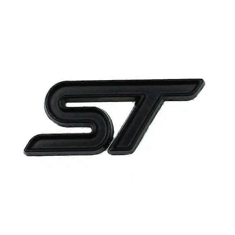 3d metallinen logo St Badge tarra auton ohjauspyörän tunnustarra Ford Focus Mk2 Mk3.5 Mk4 Kuga Puma Fiesta St lisävarusteet