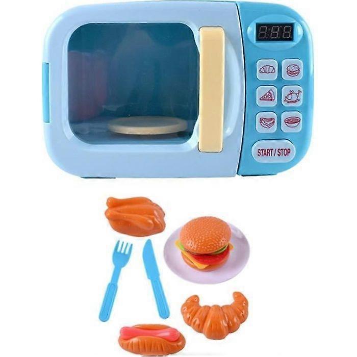 Kitchen Toy 13pcs Simulation Microwave Set Multifunction Educational Kitchen Toy for Kids Children