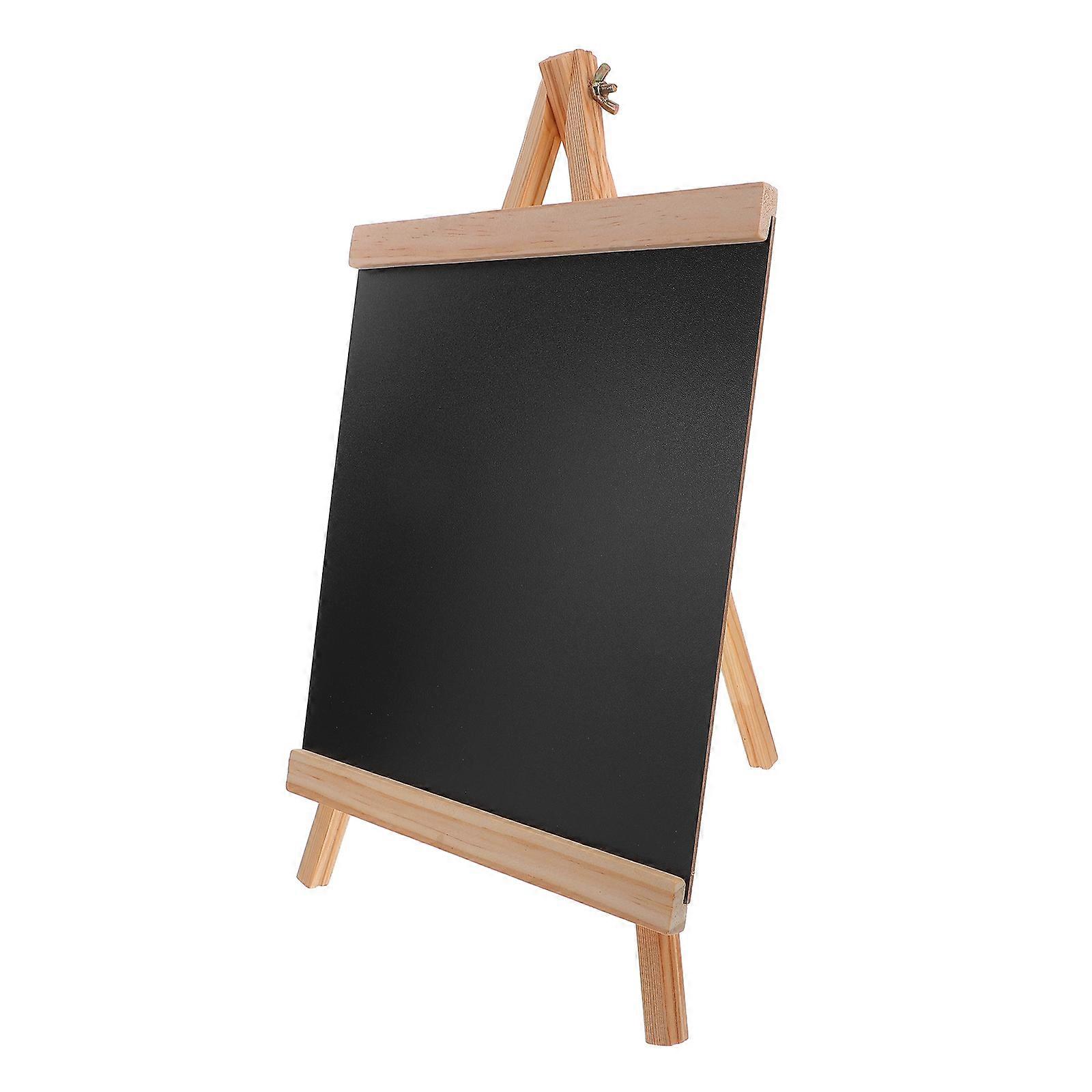 Erasable Writing Board: 15x9 Inch Rustic Wooden Menu Sign for Home and Events with Stand Perfect for Displaying Messages 1 Set