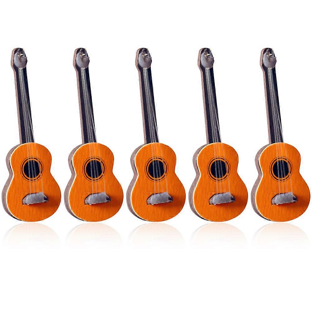 Dollhouse Miniature Musical Instrument 5Pcs Simulation Product Stylishly Designed For Children And Collectors With Options