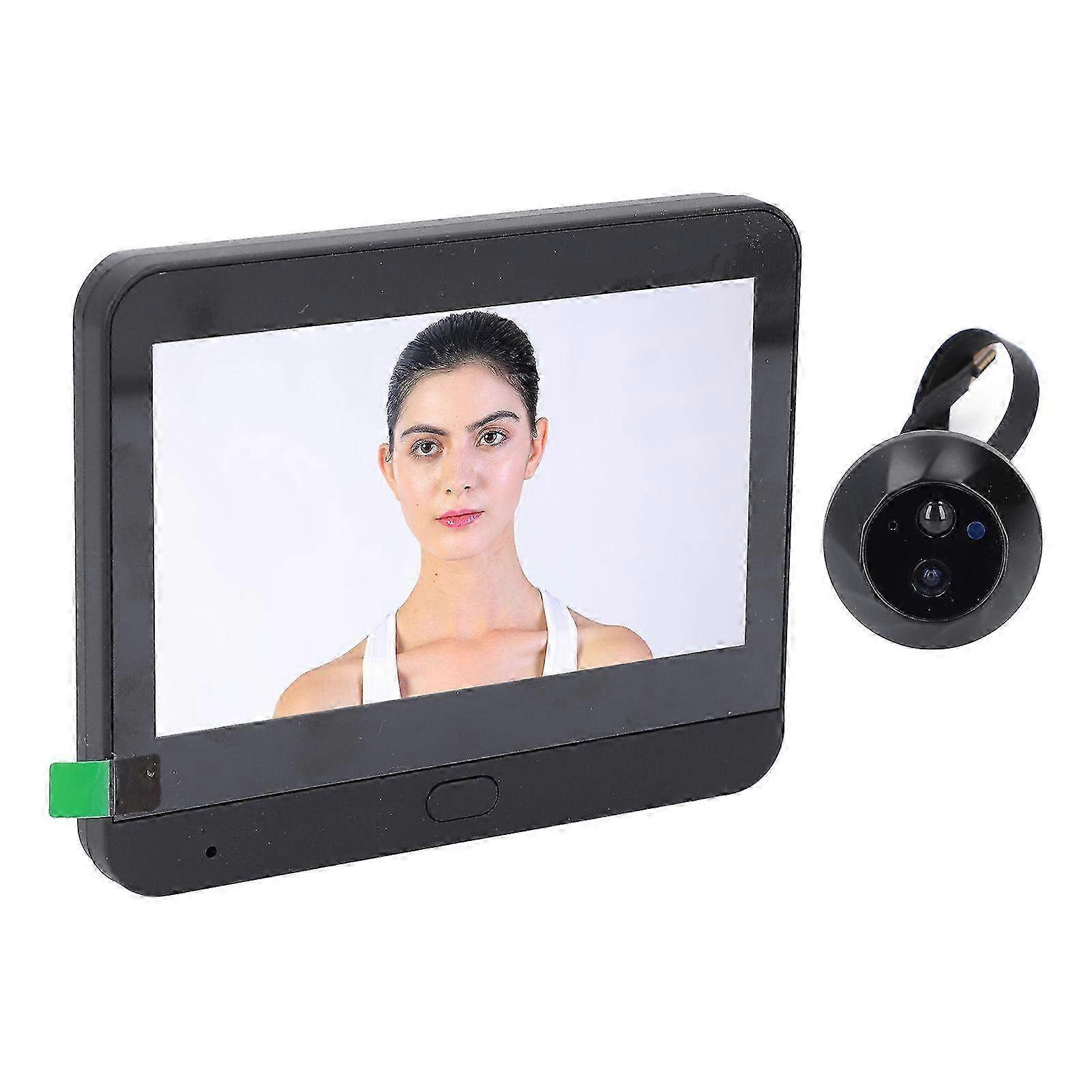 Wireless Video Doorbell Intercom System with 1080P HD & 4.3-Inch Color Screen - 120-Degree Wide Angle View for Home Security