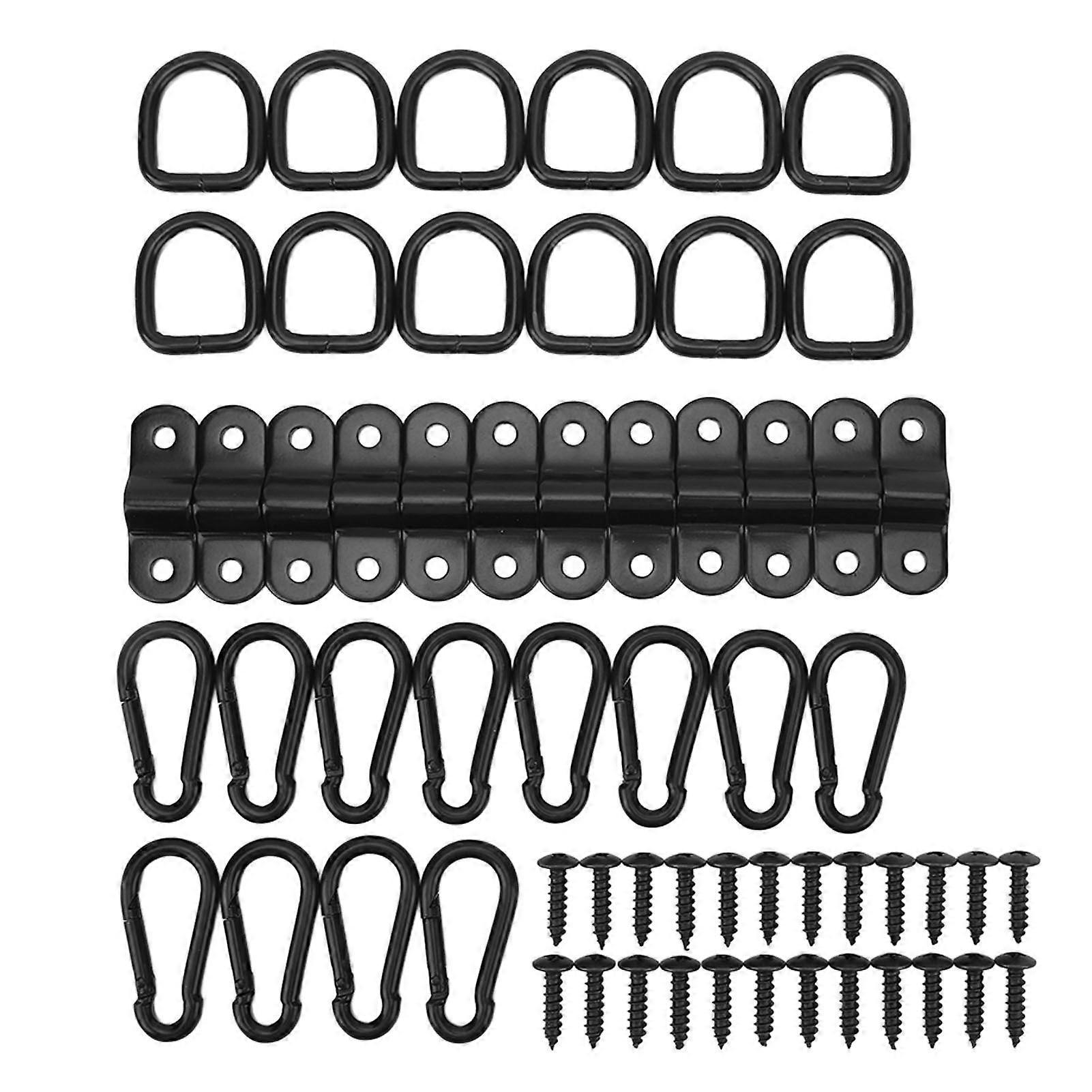 Trailer tie down anchors D Rings 12pcs for cargo lashing