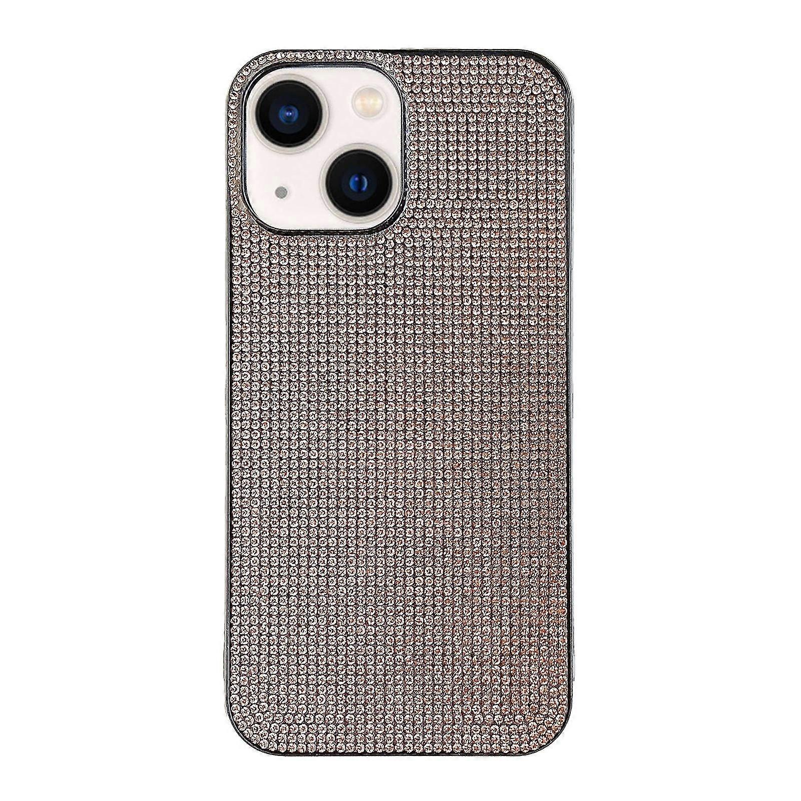 For iPhone 12 Solid Color Diamond TPU Phone Case