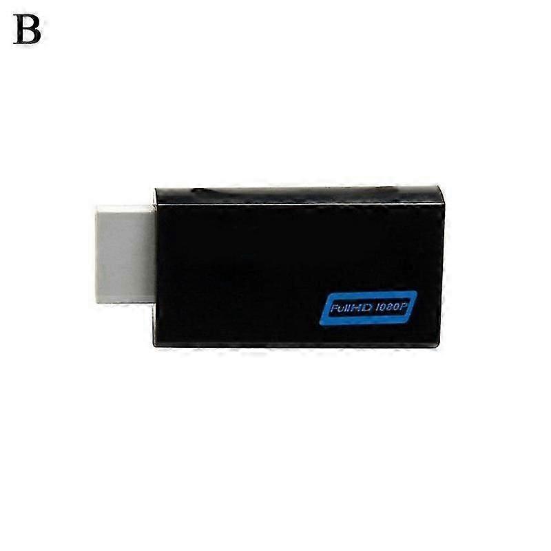 Black(B)$WII to HDMI converter WII2HDMI WII TO HDMI wii hdmi