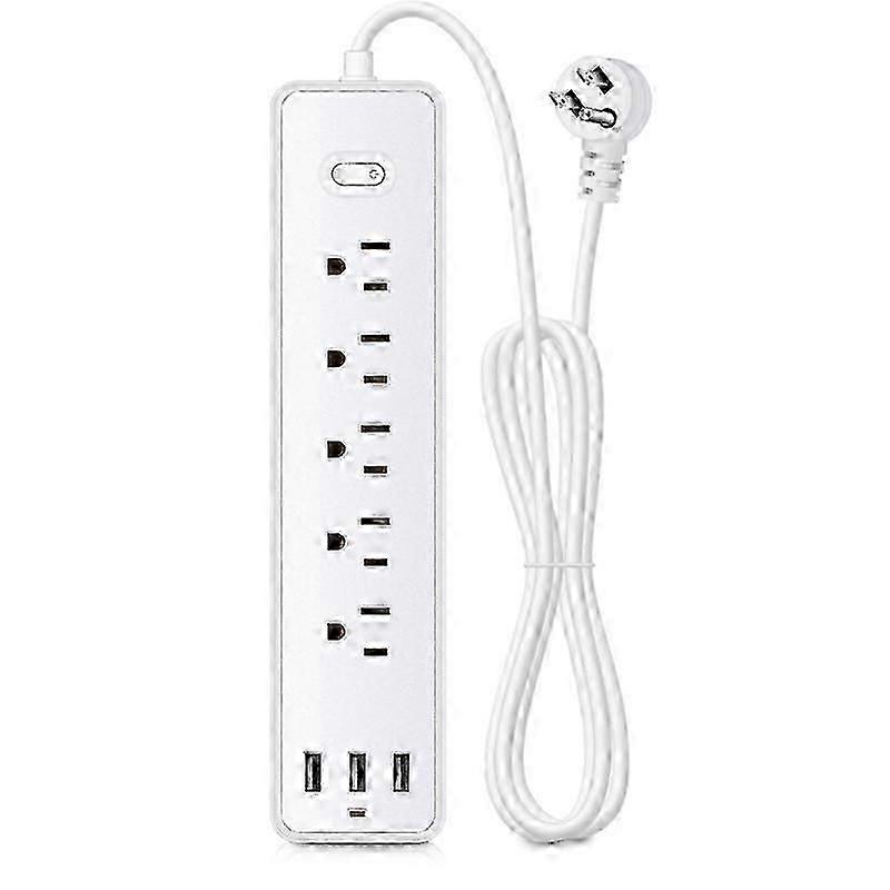 Universal Electrical Socket Extension Cable 8 in 1 Power Strip for Office Home