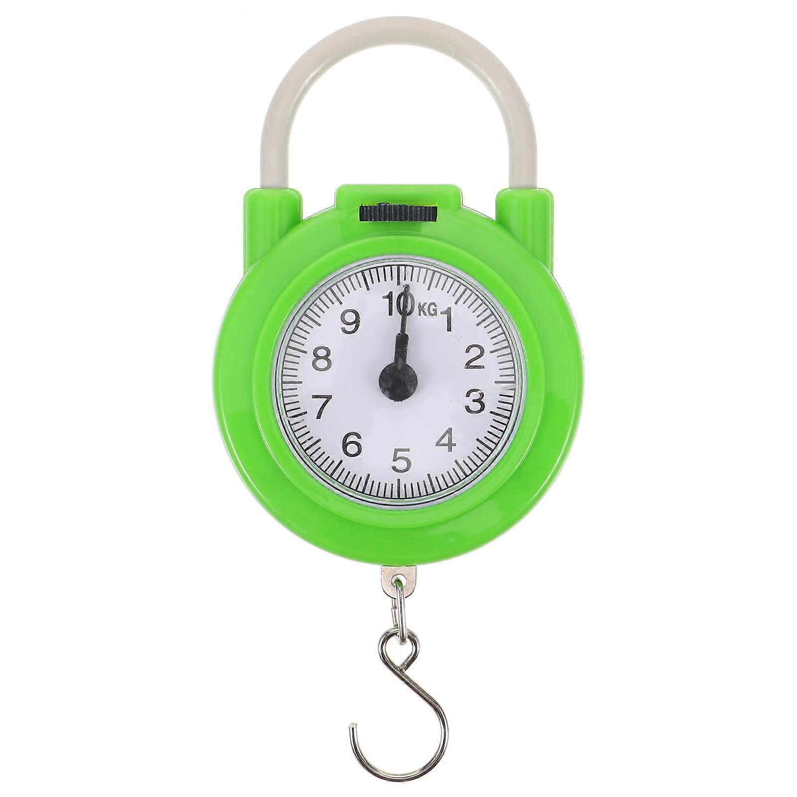 Compact Portable Spring Scale for Luggage and Travel – Accurate Manual Weight Measurement with Hook for Home and Outdoor Use