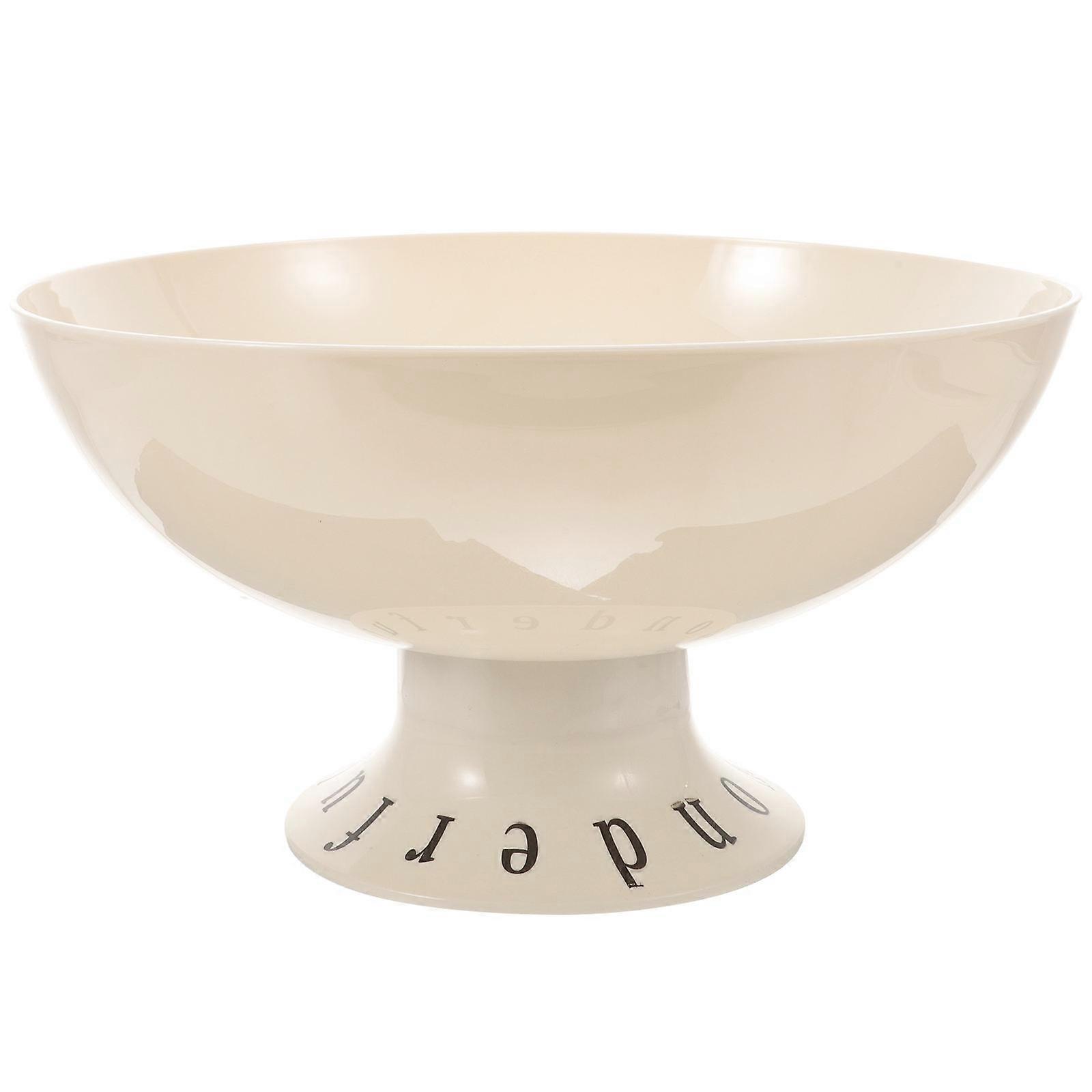 Fruit Tray for Storage Use Safe and Practical Beige Large Capacity 7.8 Inches