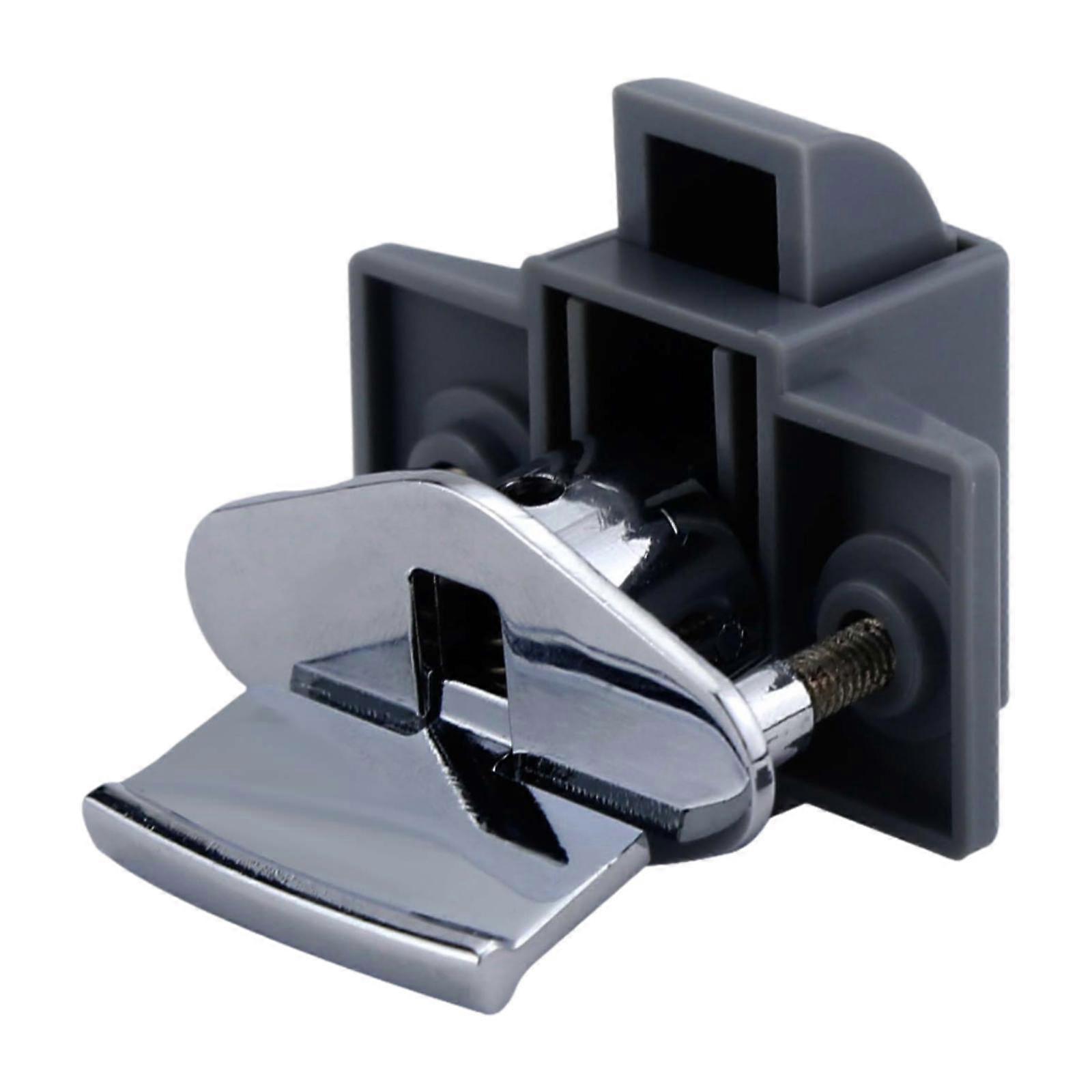Push Button Latch Zinc Alloy Compact Keyless Cupboard Lock for RV Home Yacht