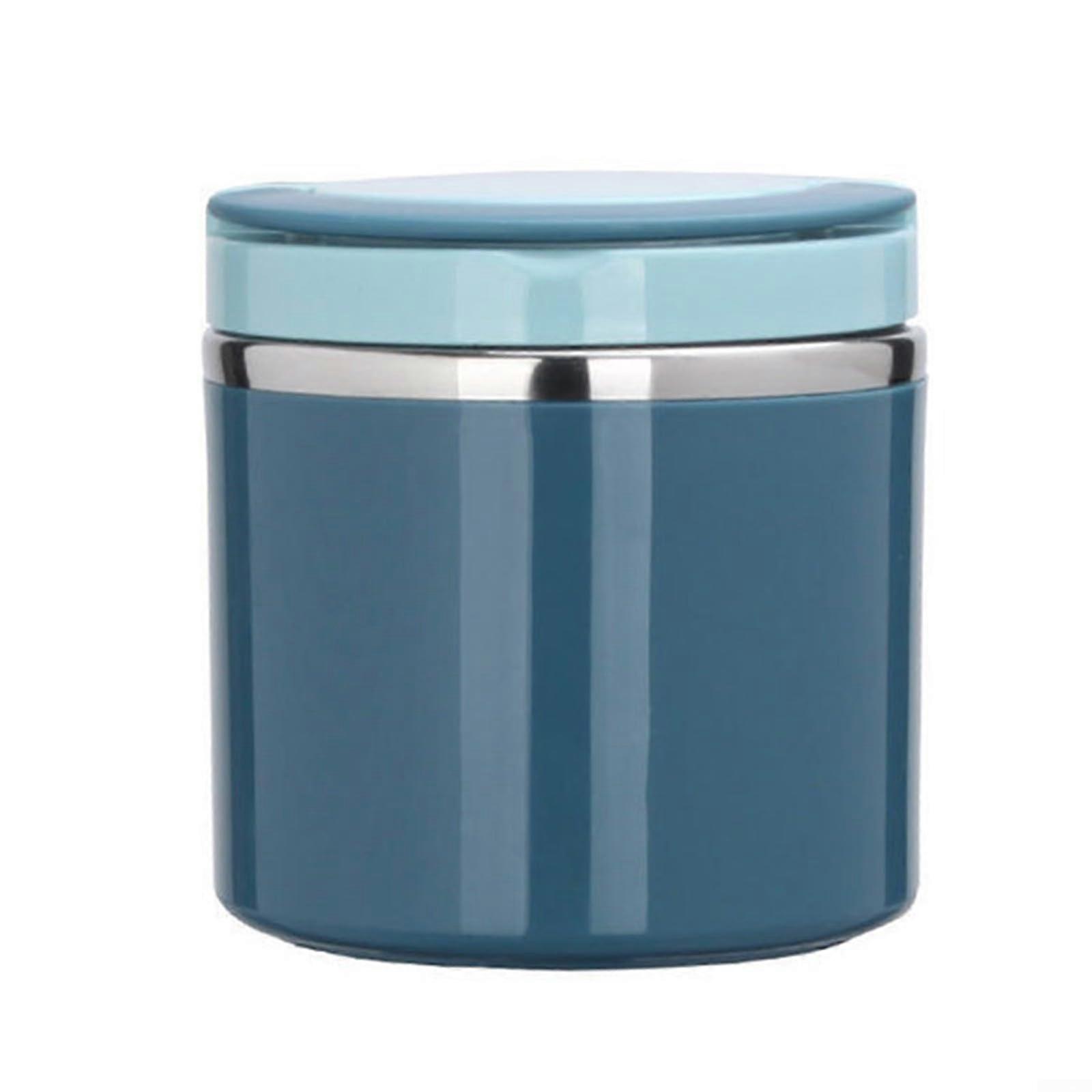 Stainless Steel Travel Container with Leak-Proof Design for Meals, Blue, 630ml, Ideal for On-the-Go Use