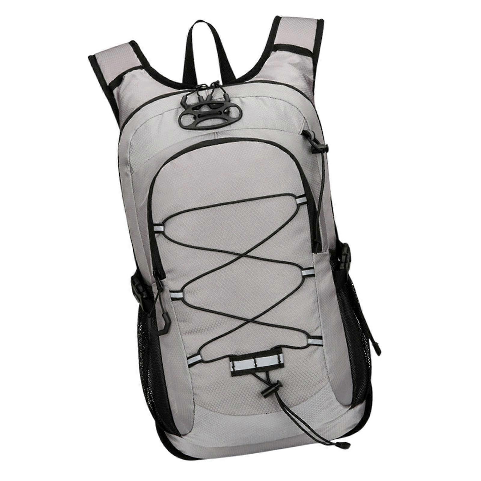 Hydration Backpack Hydration Pack Waterproof Breathable Practical Hiking Backpack Running Backpack for Climbing Backpack Gray
