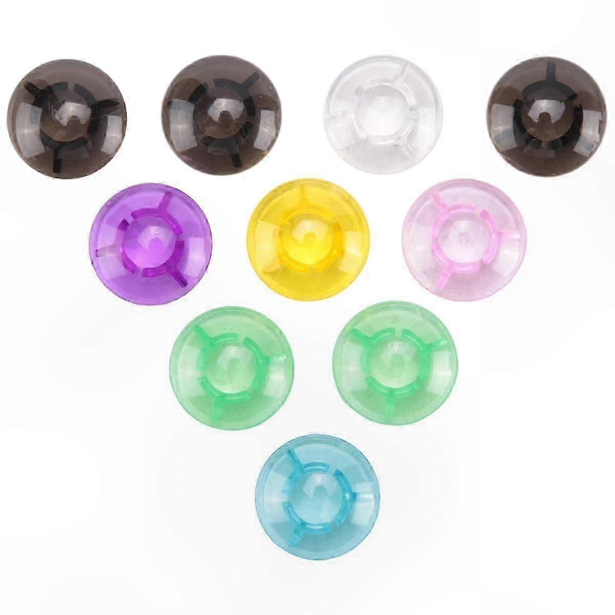 10Pcs Guitar Pedal Foot Switch Caps with Mushroom Knobs for Amplifiers and Effects