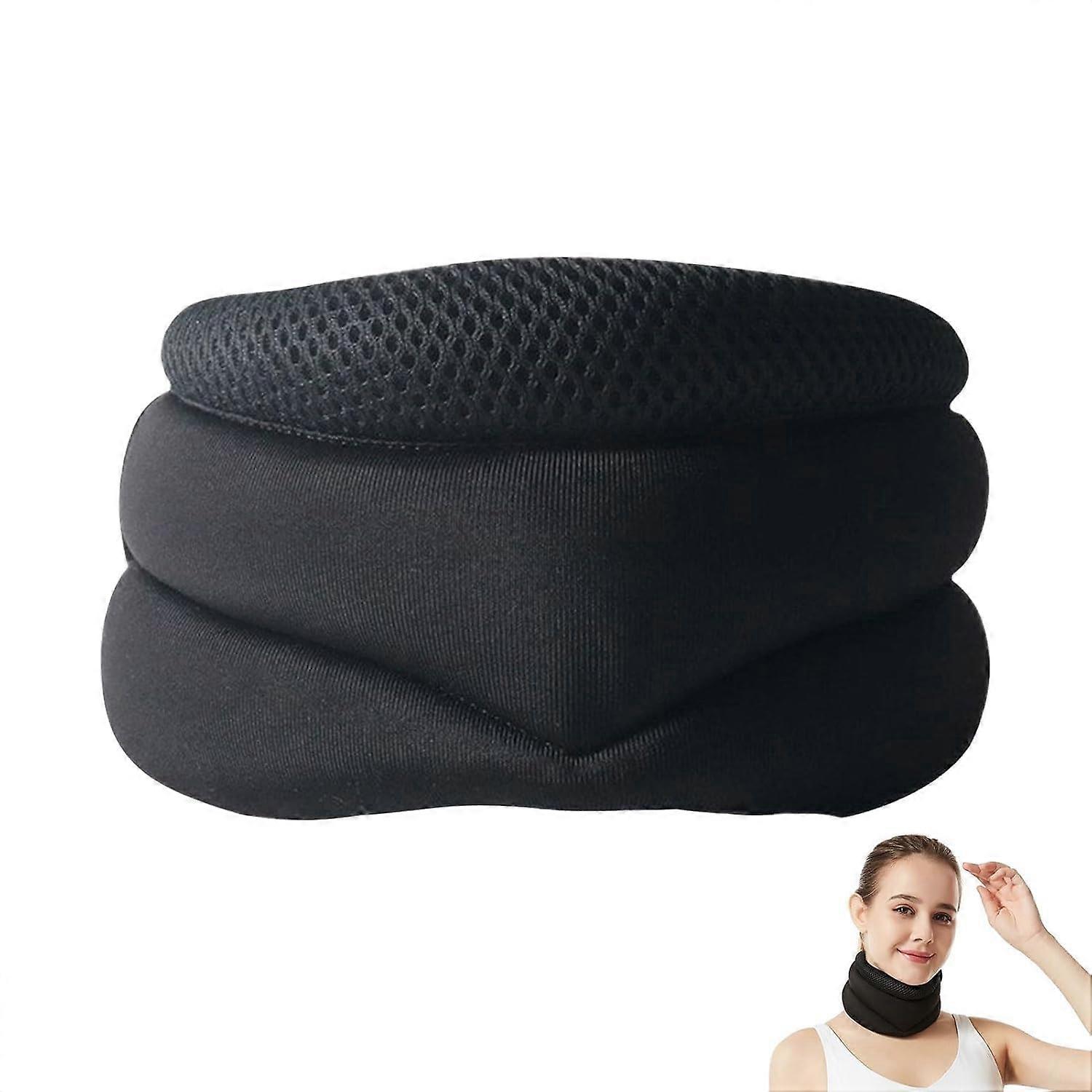 Neck Support For Snoring Neck Pain, Adjustable Cervical Pillow for Neck Pain, Soft Foam Neck Support for Sleeping Soft Neck Collar (Size M)