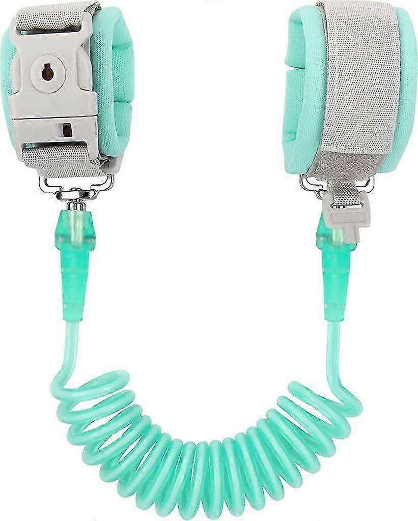 1.5m elastic child safety wrist strap with secure locking mechanism