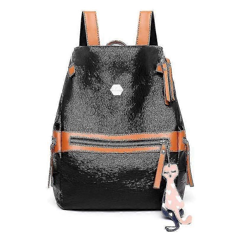 Large Capacity Soft Leather Trave Backpacks