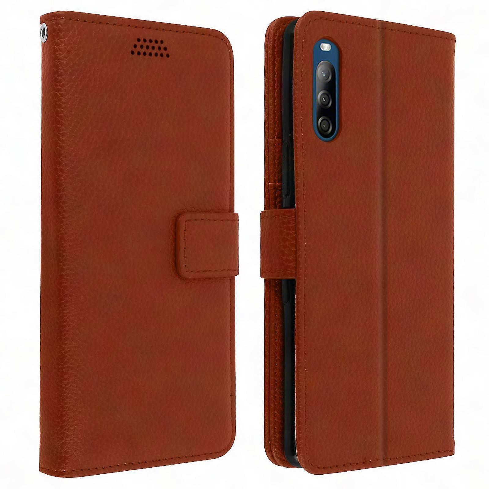 Sony Xperia L4 Folio Case with Wallet Function - Red