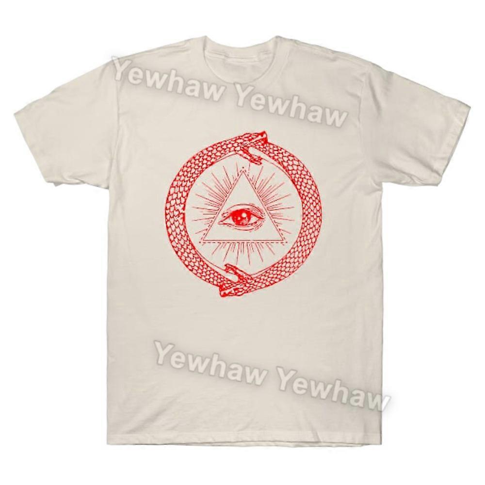 Back Print Double Oroborus T-shirt Ouroboros Tee