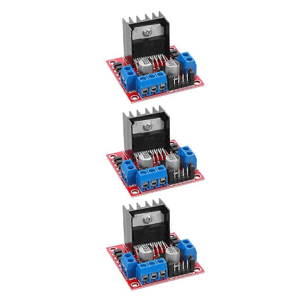 3pcs Motor Driver Board Module for DC and Stepper Motors, High Efficiency Controller for Robotics and Intelligent Cars