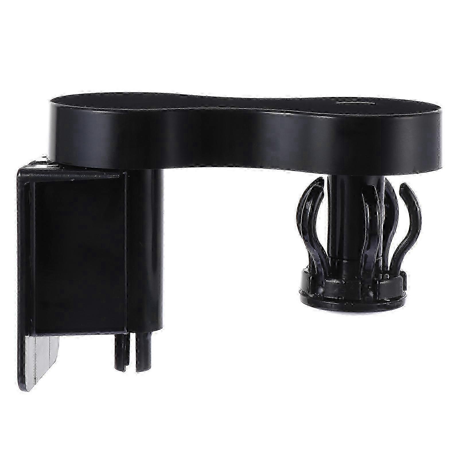 Rotating Wall-Mounted Folding Kitchen Shelf & Storage Rack 14x10cm Black for Small Spaces