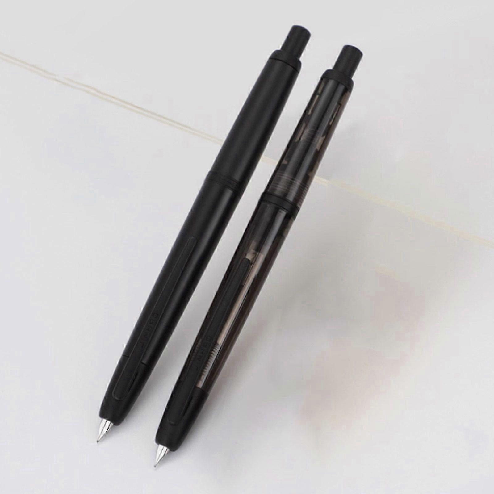 2025 Jinhao 20 Press Retractable Fountain Pen EF/F Nib & Converter Writing Giftl
