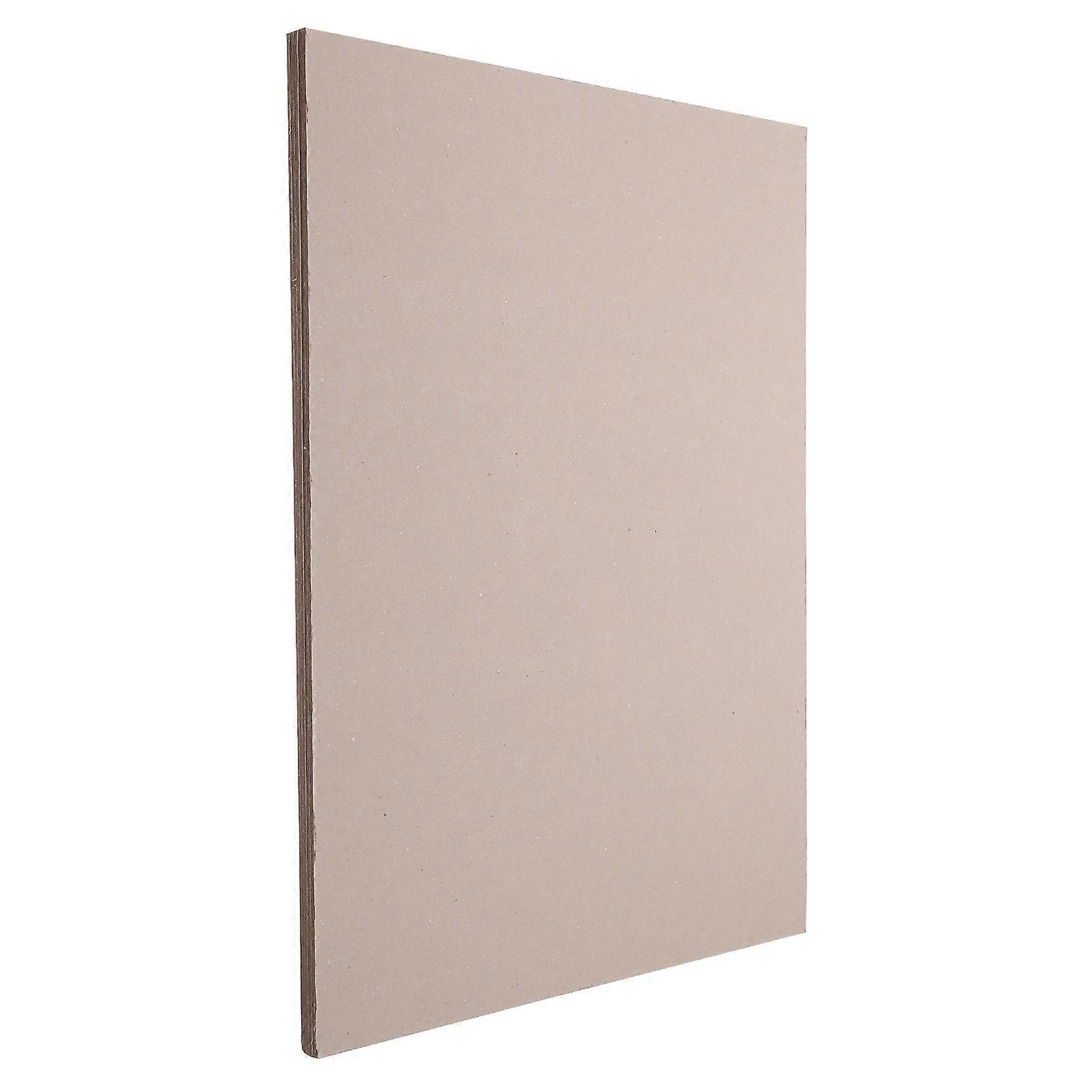 Diy Painting Paperboard Thickened Double Sided Rectangle Beige Paperboard for Handmade Crafts 5Pcs