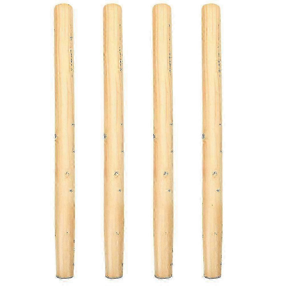 4pcs Wooden Handles Hardwood Handles Landscaping tool Replacement W...