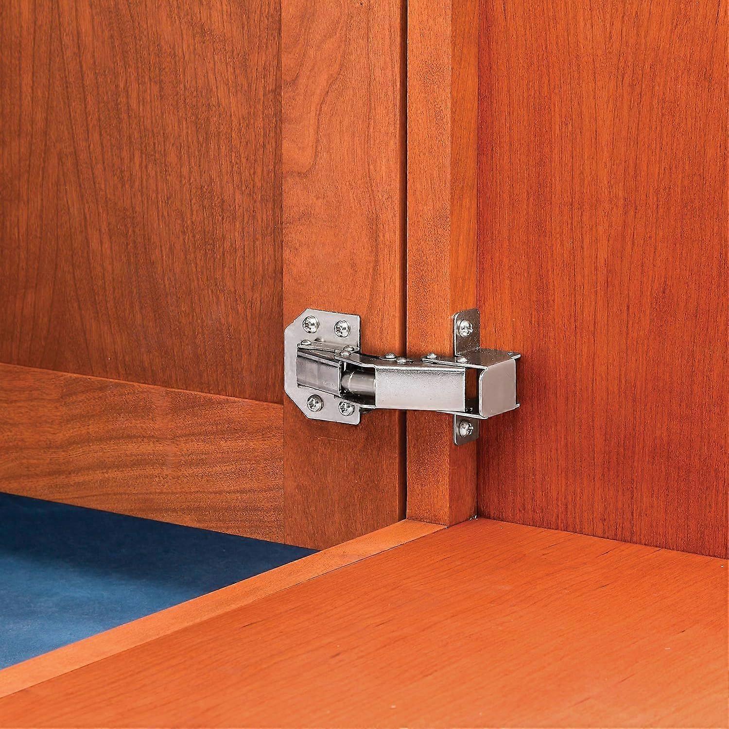 Surface-Mount Face-Frame Cabinet Hinges  Heavy-Duty, No-Mortise Self Closing