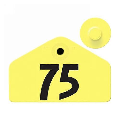 Allflex Allflex Global Tamperproof Numbered Hog Tags Yellow, 1 Count