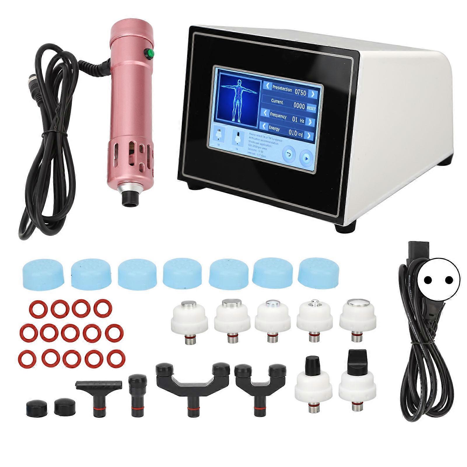 Shock Impulse Therapy Machine Rose Gold Bonesetting 11 Massage Heads Shock Wave Therapy Machine